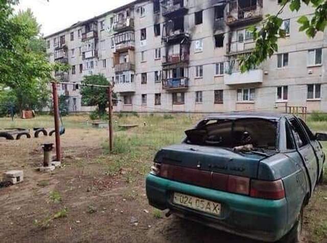 Russians "congratulated" Luhansk region on Independence Day with 35 powerful attacks and rocket strikes