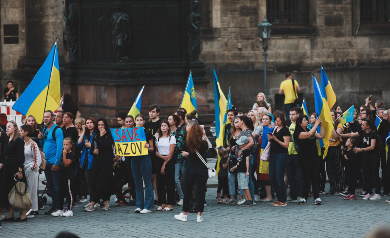 In Dresden, people went to a large-scale rally in support of Ukraine: Ukrainians actively thanked