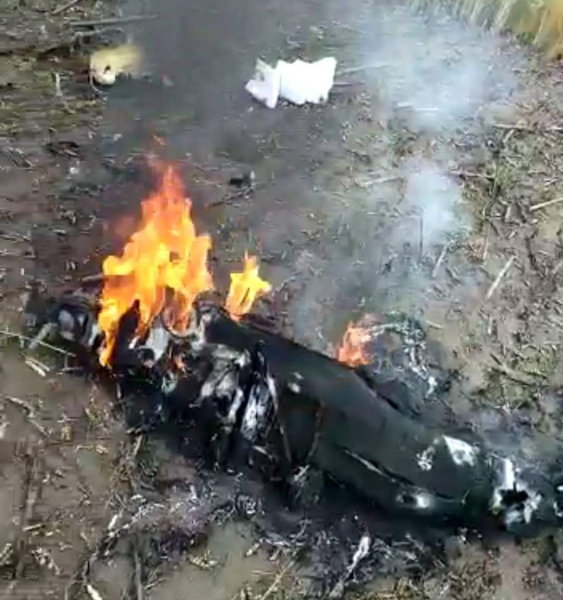 Ukrainian air defense forces destroyed an enemy attack aircraft and four UAVs