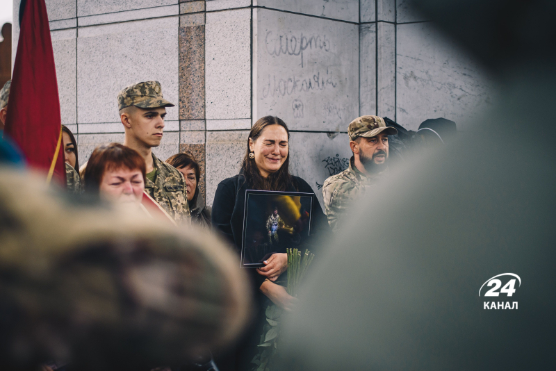 Ukrainian defender Roman "Yashka" Kosenko said goodbye in Kyiv