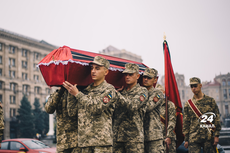 Ukrainian defender Roman "Yashka" Kosenko said goodbye in Kyiv