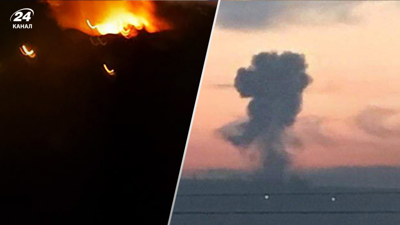 Powerful explosions were heard in Kherson near the Antonovsky bridge and the invaders' base