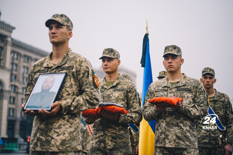 Ukrainian defender Roman "Yashka" Kosenko said goodbye in Kyiv