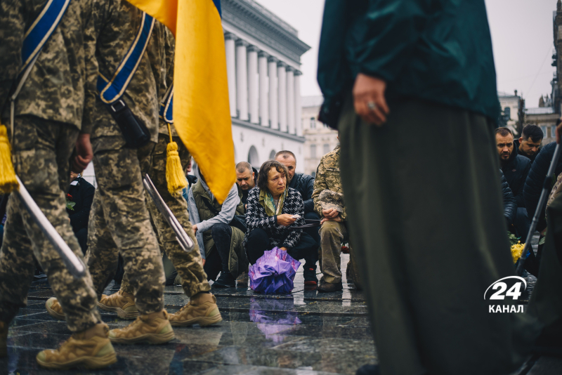 Ukrainian defender Roman "Yashka" Kosenko said goodbye in Kyiv