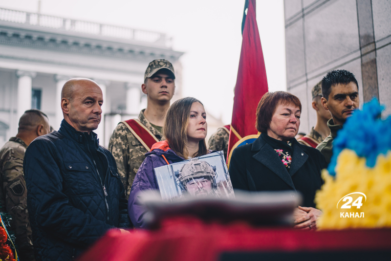 Ukrainian defender Roman "Yashka" Kosenko said goodbye in Kyiv