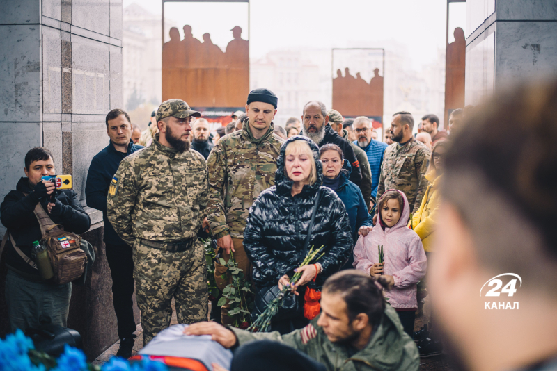 Ukrainian defender Roman "Yashka" Kosenko said goodbye in Kyiv