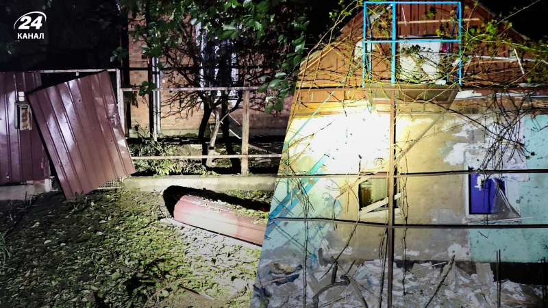 The Russians hit Nikopol three times: mutilated houses and gas pipelines, almost 8 thousand families without electricity
