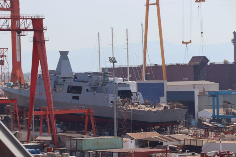 Already with the name on the hull: the future flagship of the Ukrainian Navy was shown in Turkey