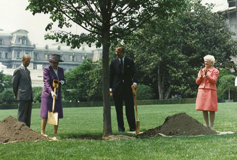 During her reign, Elizabeth II met with 14 US presidents: photos were shown at the White House