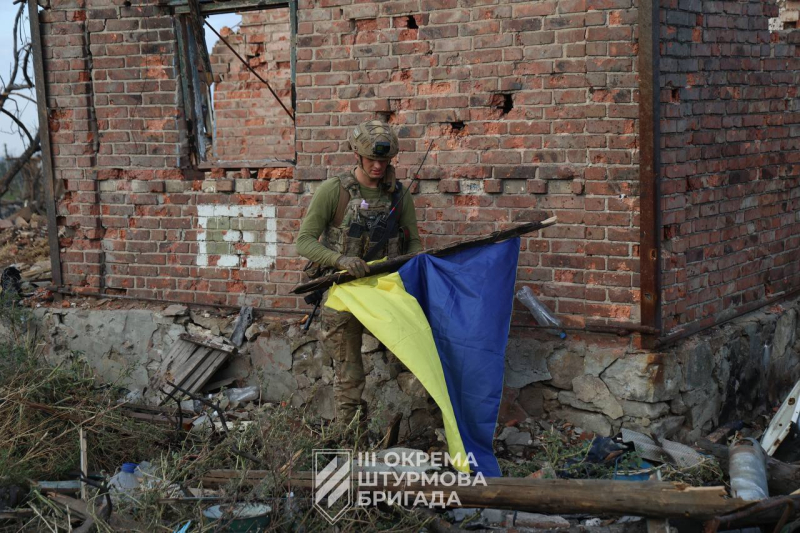 AFU soldiers raised the flag of Ukraine over the liberated Andreevka