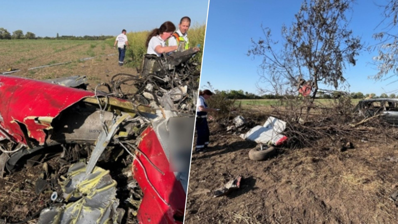 A plane crashed in Hungary: there are victims and injured