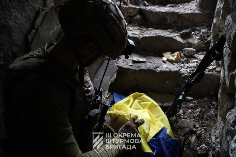 AFU soldiers raised the flag of Ukraine over the liberated Andreevka