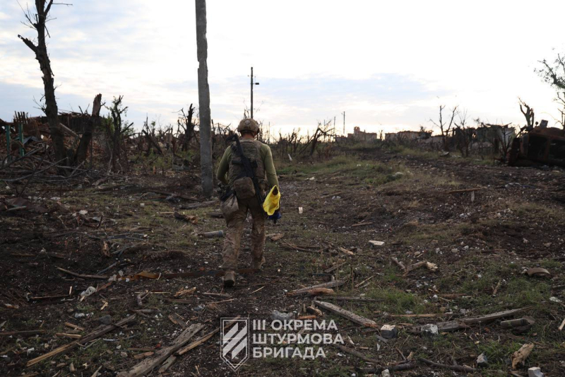 AFU soldiers raised the flag of Ukraine over the liberated Andreevka
