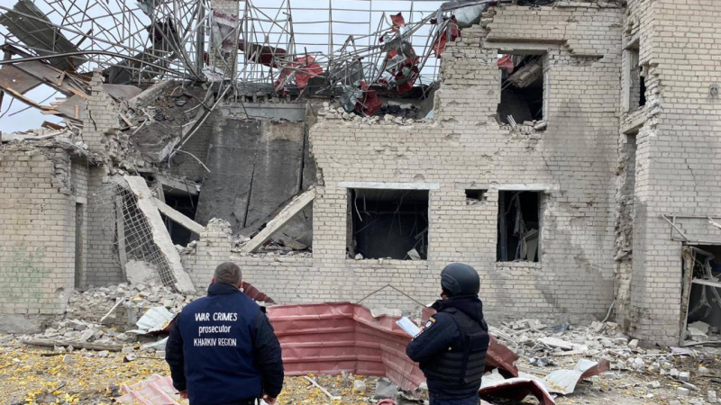 The occupiers hit Kurilovka in the Kharkov region with an aerial bomb: a woman was wounded