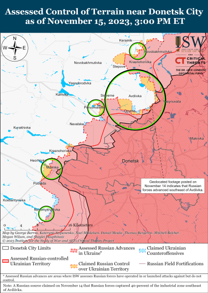 Map of military operations for November 16, 2023 - the situation at the front