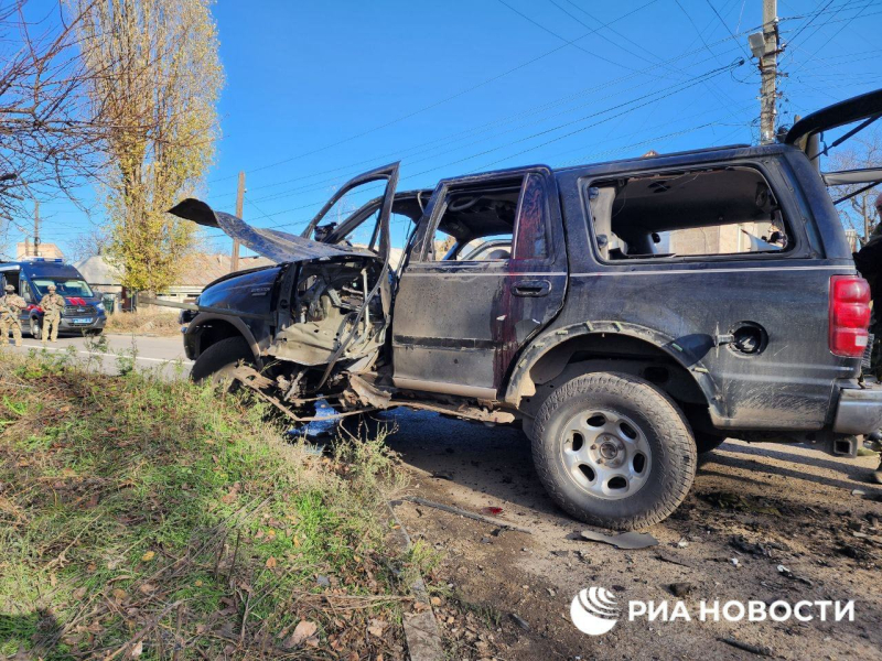 In Lugansk, the car of the ex-head of the “people's militia of the LPR” was blown up, he died