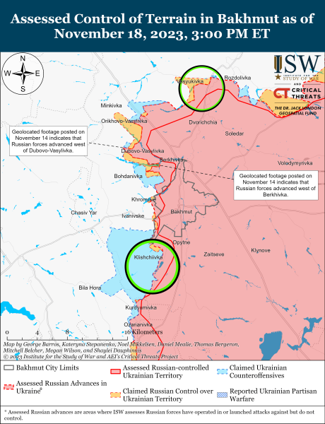 Map of military operations for November 19, 2023 - the situation at the front