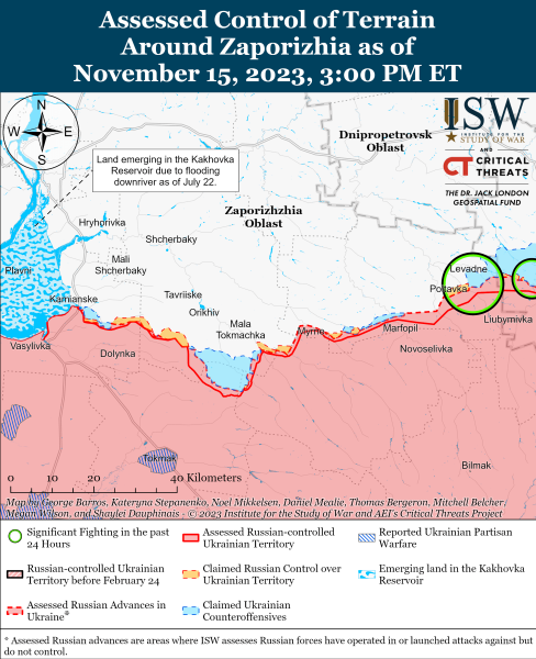 Map of military operations for November 16, 2023 - the situation at the front