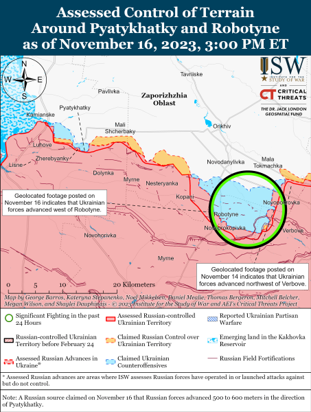 Map of military operations for November 17, 2023 - the situation at the front