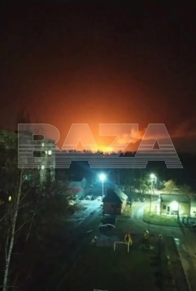 The Russians announced a UAV attack in two areas: a fire broke out (photo)