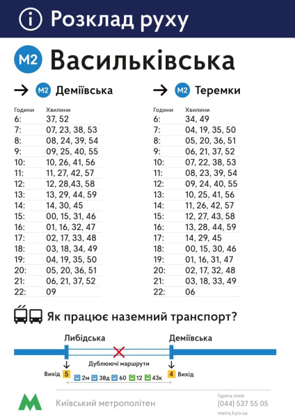 В Киеве 13 декабря запустят поезда между Теремками и Демеевской: как будет работать метро