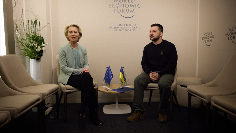 Зеленский в Давосе, закон о воинском учете, Харьков под обстрелом: новости 16 января