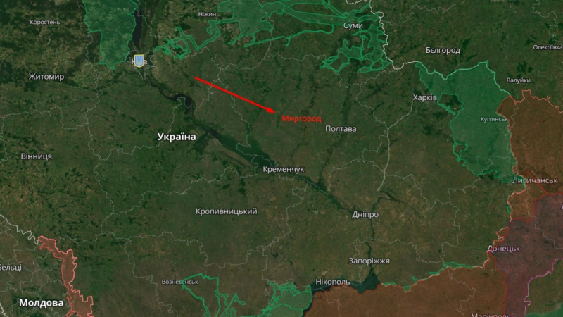 В Миргороде Полтавской области прогремели взрывы