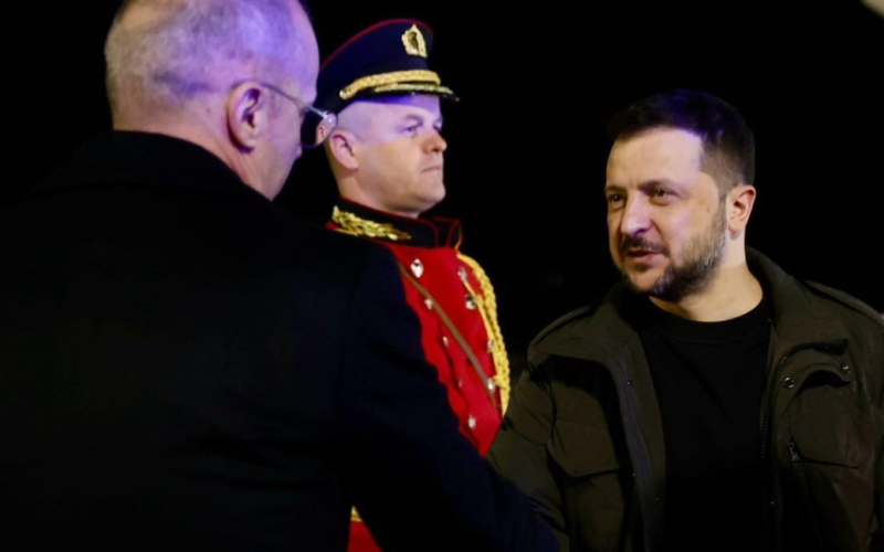 Зеленский прибыл с визитом в Албанию