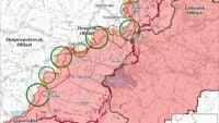 Map of combat actions for 25 chernya 2025