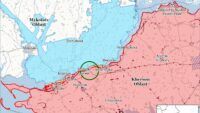 Map of combat actions for 21 chernya 2025