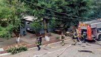 liquidation of residues after vibrations in Krivoy Roz