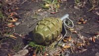 A man who threatened to detonate a grenade in a shopping mall has been detained in Kharkov