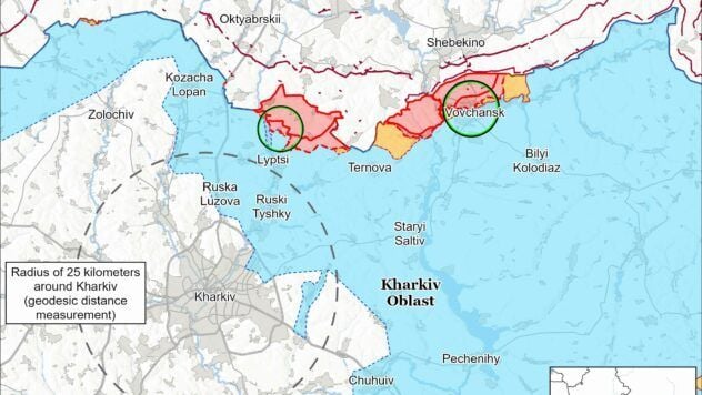 Card of combat actions for 30 chernya 2025