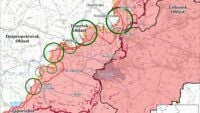 Map of battle actions for 23 chernya 2025