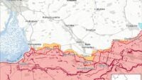 Map of battle actions for 21 chernya 2025
