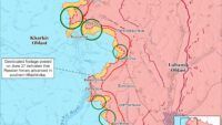 Map of combat actions for 28 chernya 2025