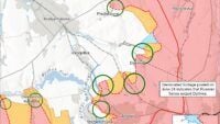 Map of battle actions for 28 chernya 2025