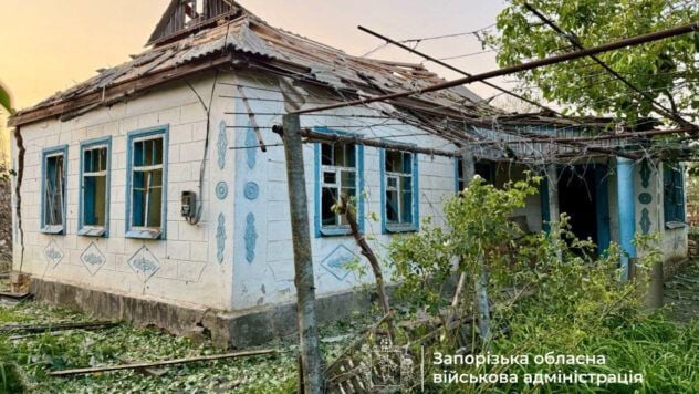 Shelling in Zaporizhia region: five people injured, houses destroyed