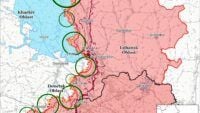 Map of battle actions for 28 chernya 2025