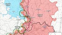 Map of combat actions for 25 chernya 2025