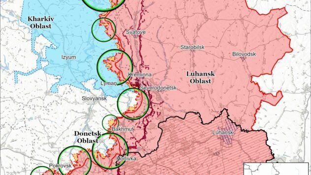 Map of battle actions for 28 chernya 2025