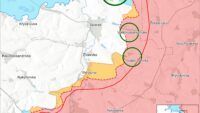 Map of combat actions for 21 chernya 2025