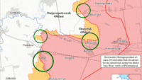 Map of battle actions 27 chernya 2025