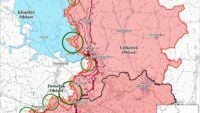 Map of combat actions for 21 chernya 2025
