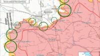 Map of combat actions for 25 chernya 2025