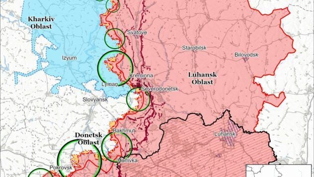 Card of combat actions for 30 chernya 2025