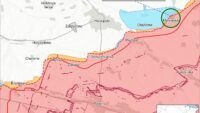 Map of battle actions for 21 chernya 2025