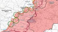 Map of battle actions for 28 chernya 2025