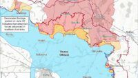 Map of combat actions for 23 chernya 2025