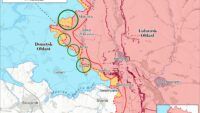 Map of combat actions for 28 chernya 2025